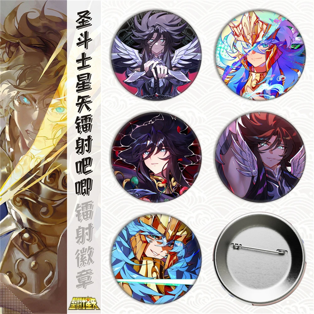 

58 мм аниме Saint Seiya Ikki Saori Kido косплей костюм значок булавка SPTE жесть брошь реквизит подарок