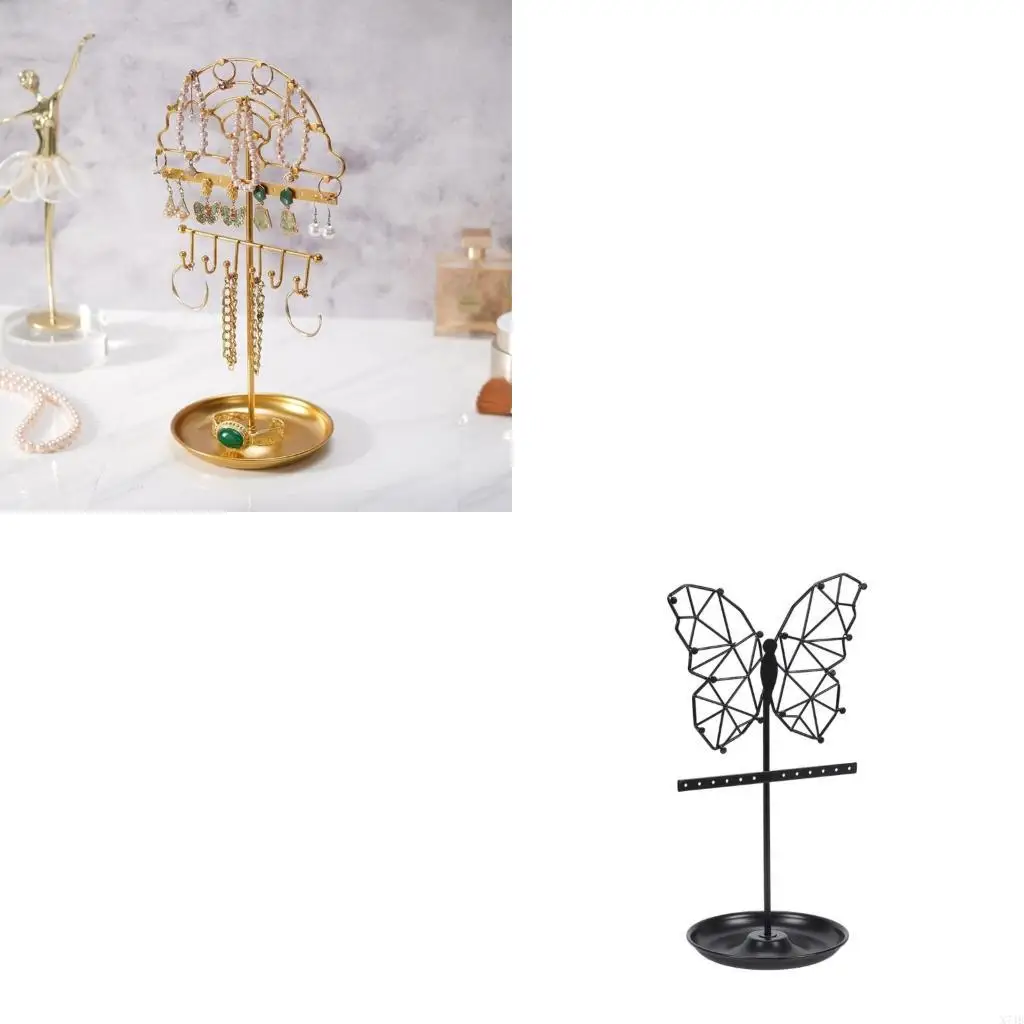 

Элегантная подставка для ювелирных изделий, подставка для хранения ожерелья, многофункциональный держатель для ювелирных для