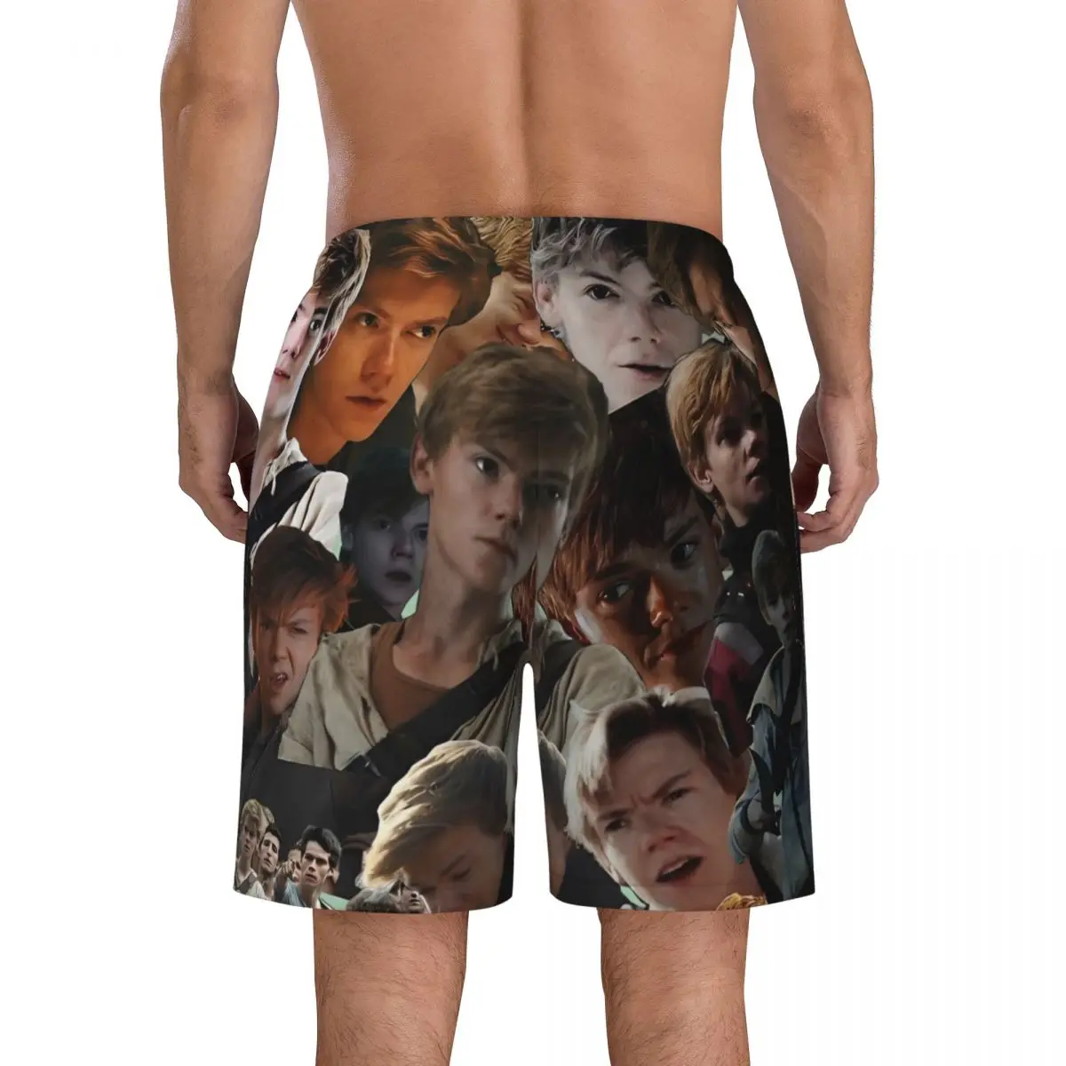 الذكور رياضة السراويل المتاهة عداء Y2K سراويل للسباحة الفيلم الأمريكي سريعة الجافة تصفح عالية الجودة حجم كبير سراويل الشاطئ القصيرة