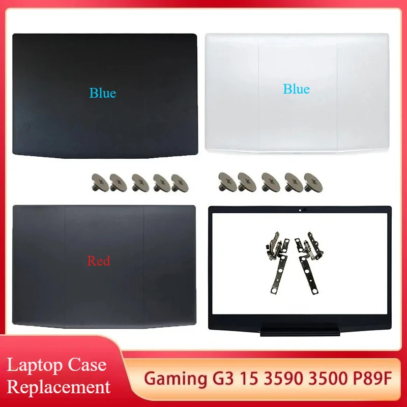 

New Original For G3 15 3500 G3 15 3590 P89F LCD Back Cover Rear Lid Top Case 0747KP Front Bezel Frame Hinges Replacement Case