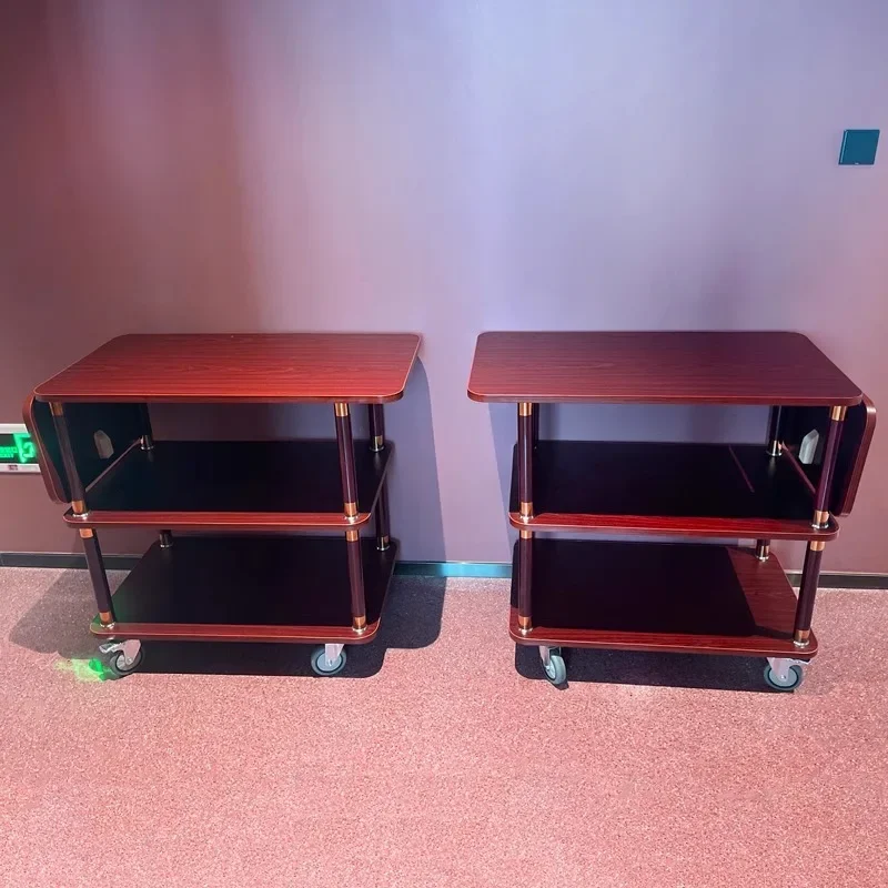 Indoor furniture service  Hotel roast duck trolley Restaurant wine cart Food delivery  Wheeled dessert cart Dim su