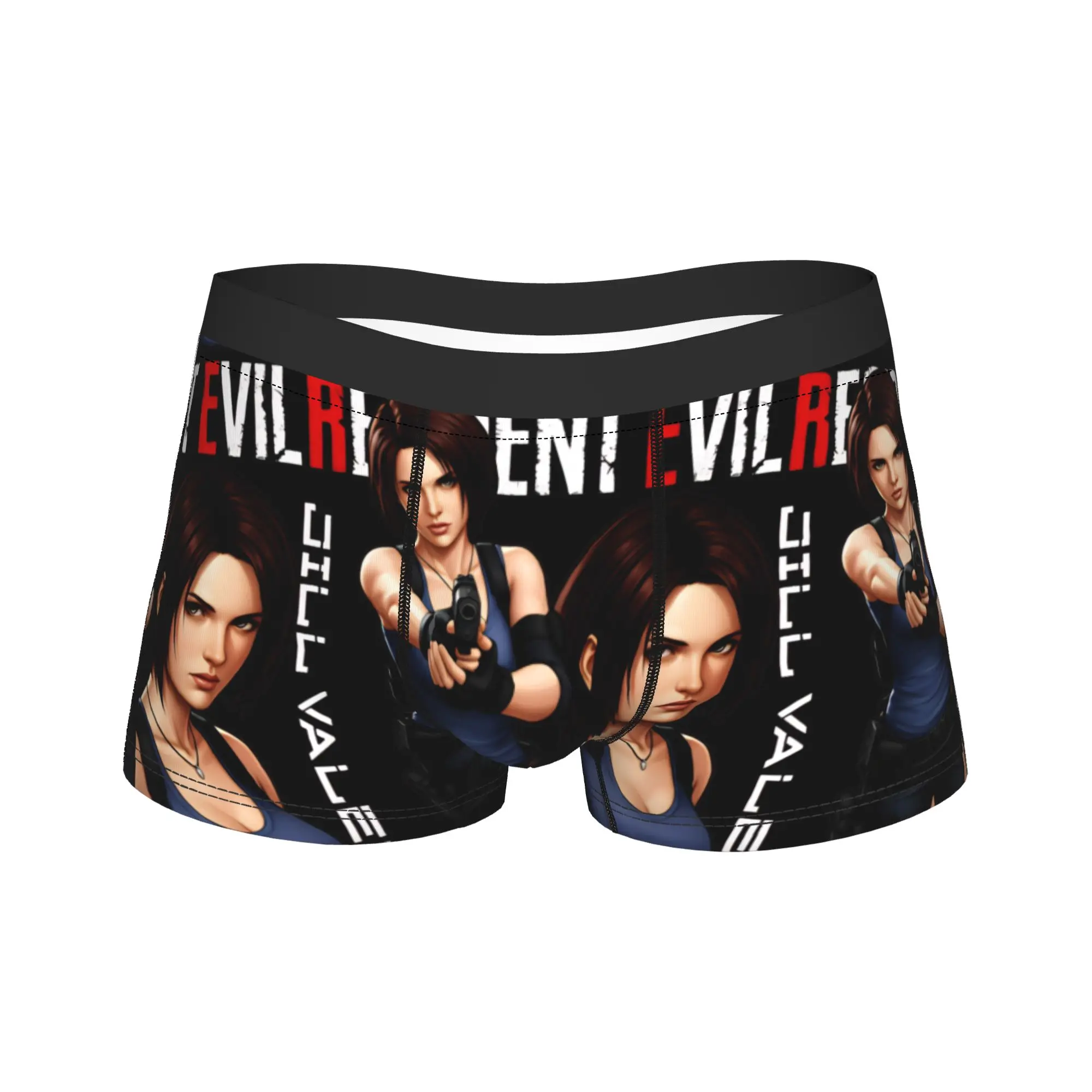 

Jill Valentine Residents Evils Fanart Underwear Male Underpants Printed Breathable Boxer Shorts Quality Shorts Briefs Plus Size