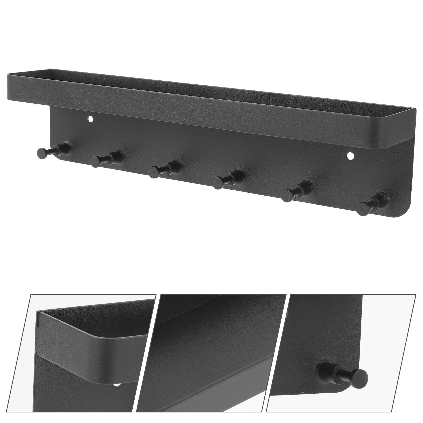 

Black Medal Display Hanger Wall Mounted for Sports Medals Storage Decoration Durable High Grade Material Space