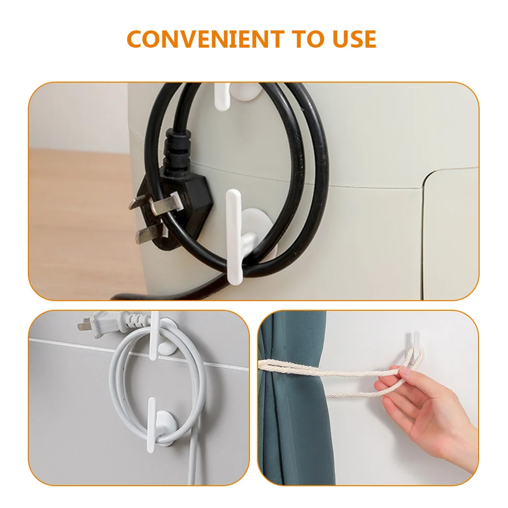 

8Pcs Cord Organizer Adhesive Cable Winder for Kitchen Appliances USB Charging Cord Holder Wire Management Wire Organizer