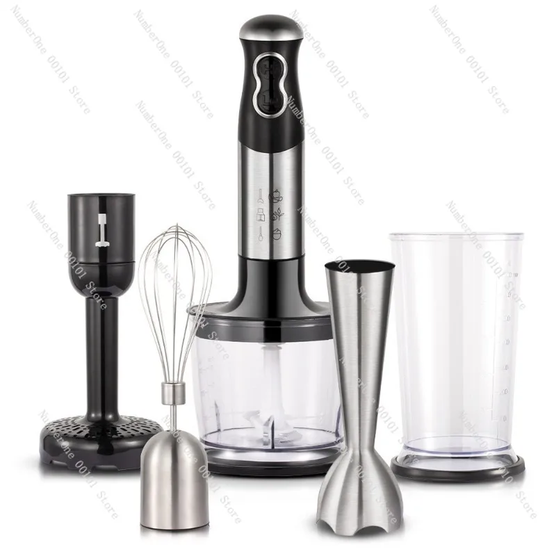 5 In 1 Handheld Immersion Blender Electric Food Processor Meat Grinder Egg Beater Juice Mixer Kitchen Stick Blender for Baby view 2