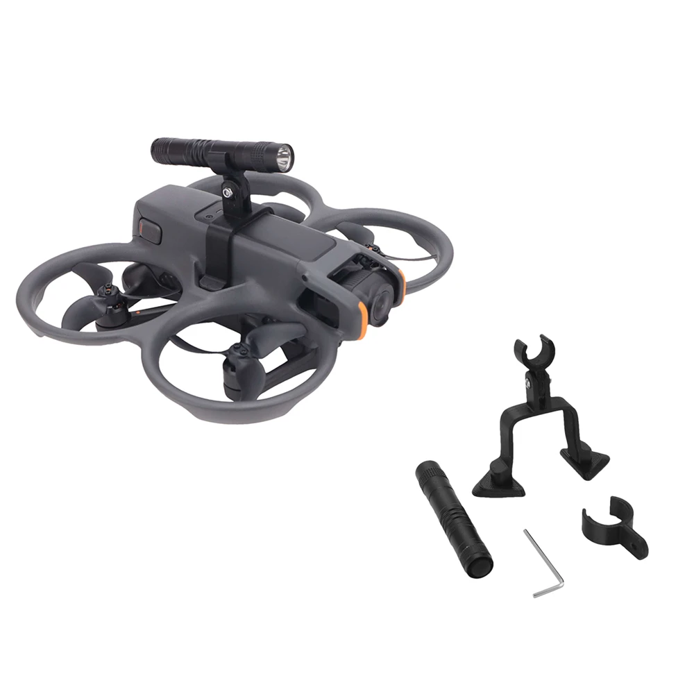 

For DJI avata 2 Searchlight Night Flight Warning Night Light Fixed Mounting Bracket Easy Installation High Brightness Practical