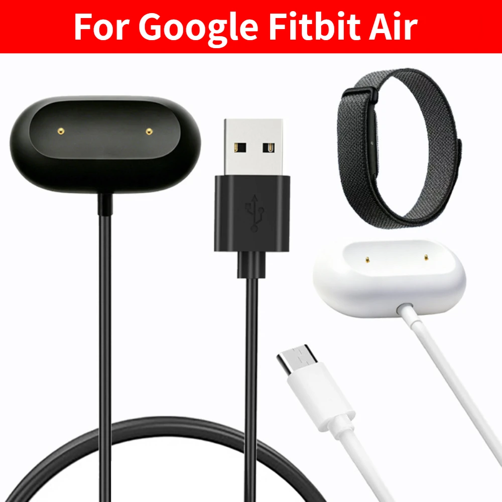 

Magnetic Charging Cable Base For Google Fitbit Air USB-A & Type-C Charger Smart Watch Fast Charger Dock Replacement Charger