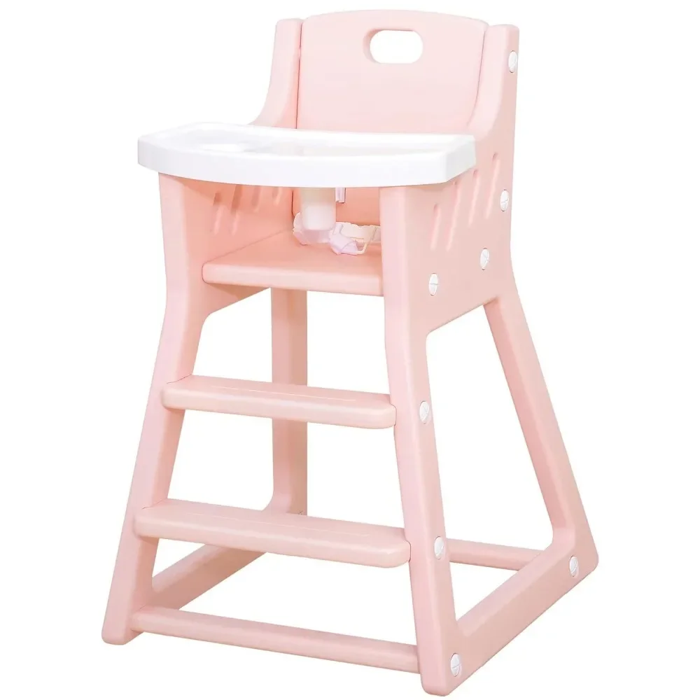 

Baby High Chair, with Feeding Tray Children's Dining Chair, Safe and Solid Shape Structure Design, Easy to Clean,Directly Washed