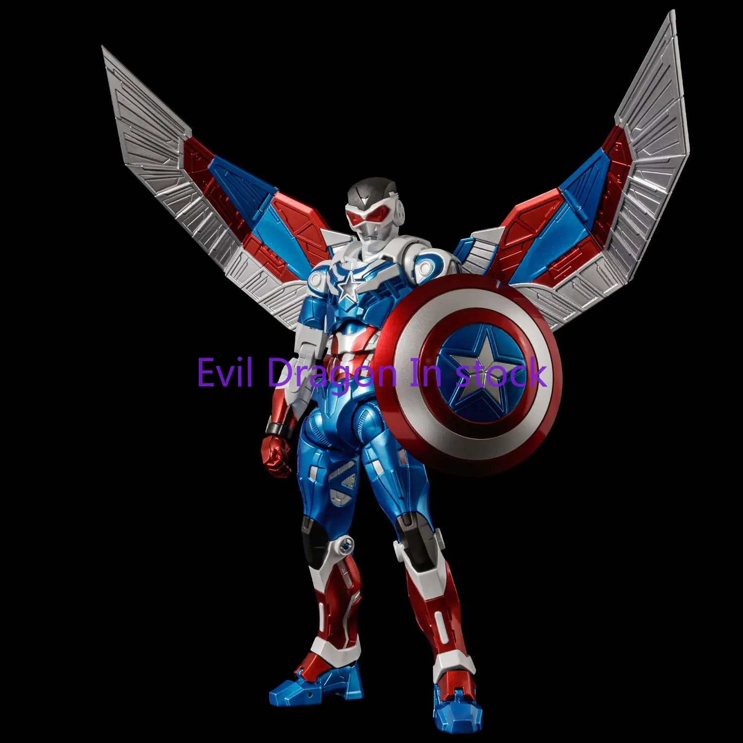 

In Stock Sentinel Captain America Action Figure Sam Wilson Version 16cm 100% Original Toy Collection Gift