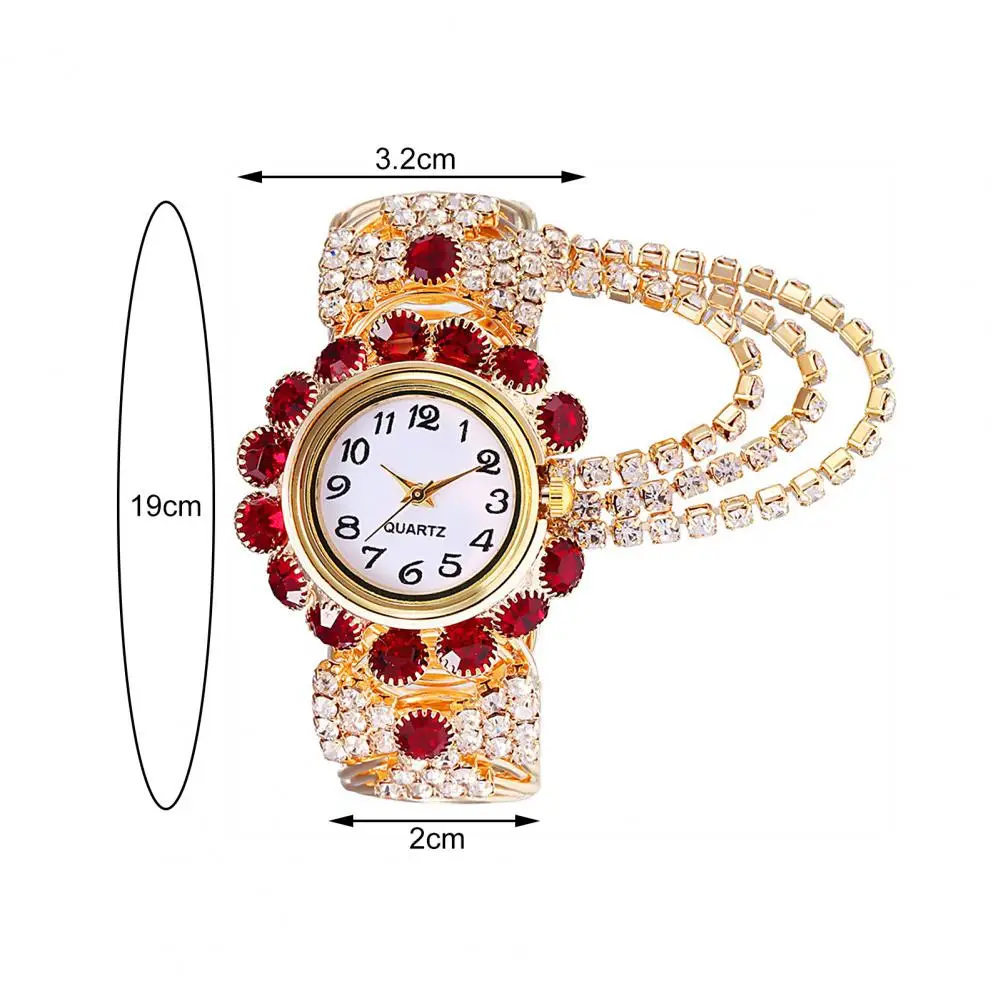 

Stylish Women Watch Anti-fade Digital Watch Wear-Resistant Elegant High Accuracy Quartz Watch