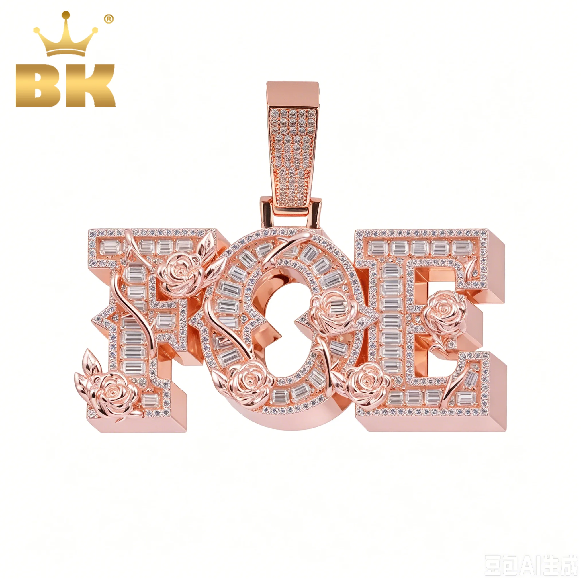 tbtk-パーソナライズされたローズ彫刻-sqaure-cz-イニシャルペンダントカスタムネームチャームネックレス男性女性ヒップホップジュエリー