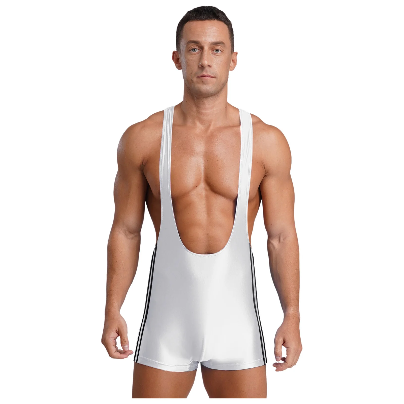 

Мужские эротические боди с открытой спиной для взрослых, сексуальные боксеры спереди U-образной формы, комбинезон манкини для эротических геев, свиданий, порно, ночное белье