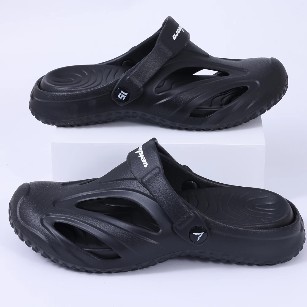 

Pallene Porous Clogs Fashion Men Beach Sandals Breathable Beach Slippers With Arch Support Home Slides Male Bathroom Soft Shoes