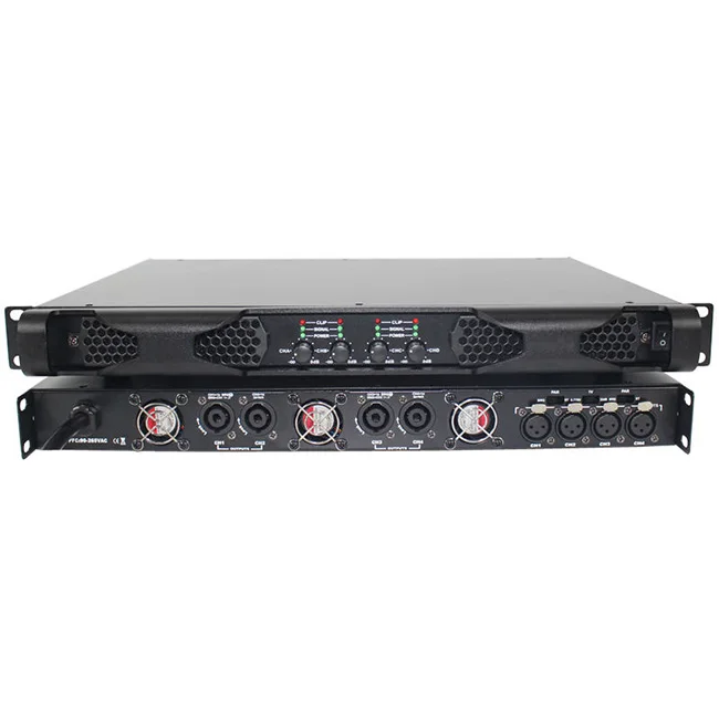 Professional Pure Digital Power Amplifier in 1 U Case with Pfc Technology professional audio amplifier