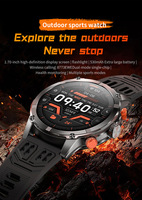 for Doogee S200 Plus S200 X S119 S118 Pro Smart Watch Heart Rate Sleep Monitoring Bluetooth Call LED Flashlight Sports Watch