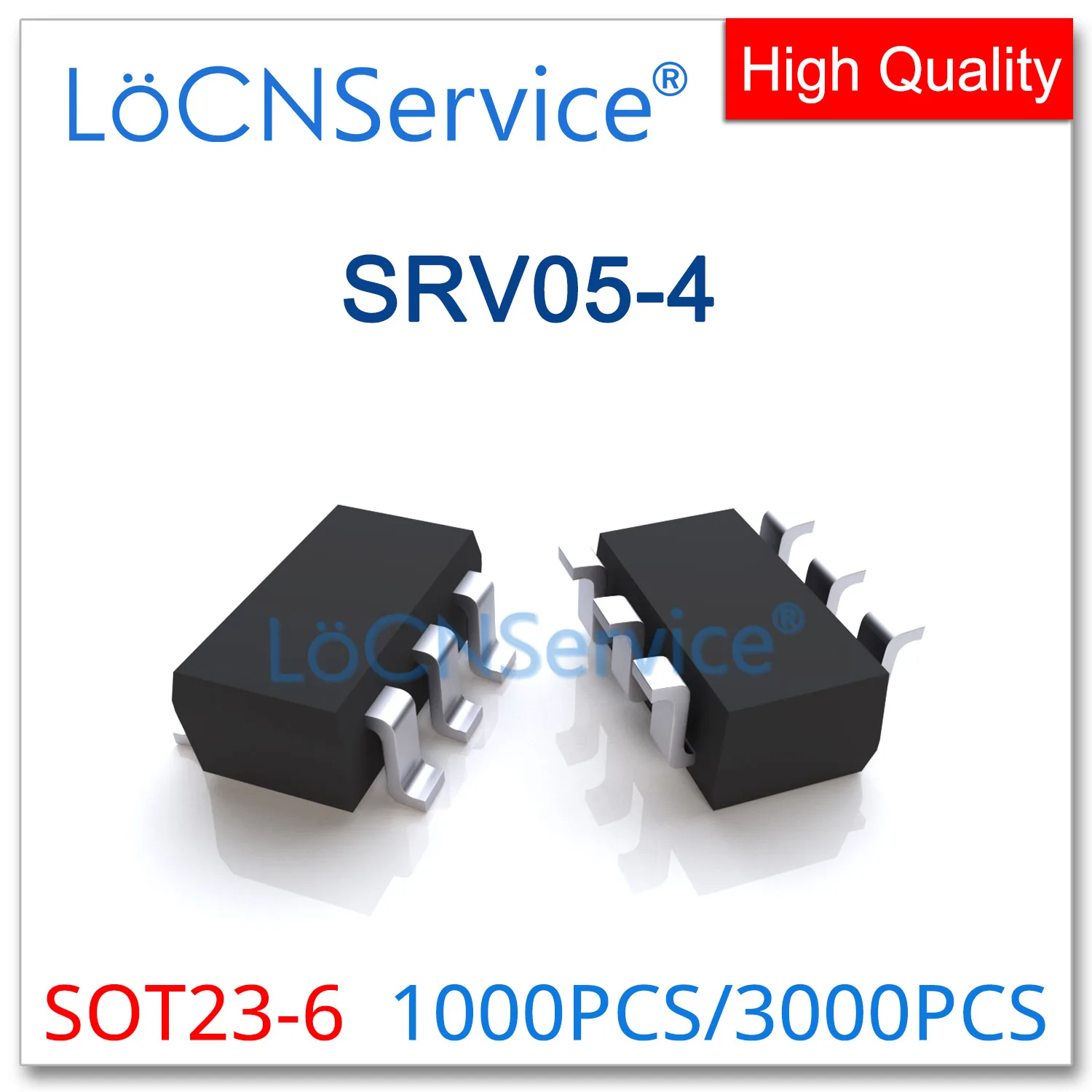 LoCNService 1000PCS 3000PCS SRV05-4.TCT SRV05 5V unidirectional polar ESD SRV05 Made in China High quality