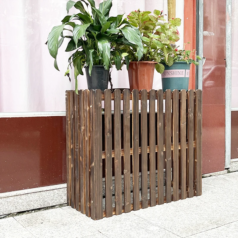 Outdoor central air , external hood, blinds, grille, vent protection , anti-corrosion wood decoration, shielding