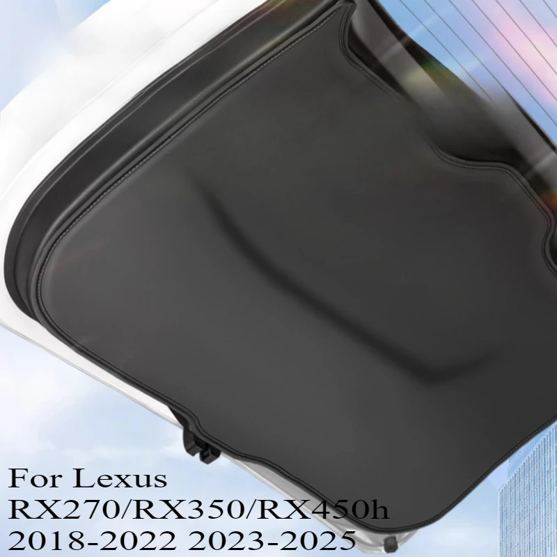 

For Lexus RX270/RX350/RX450h 2018-2022 2023-2025 Trunk Tailgate Protection Mat, Premium Leather Rear Bumper Guard Cover