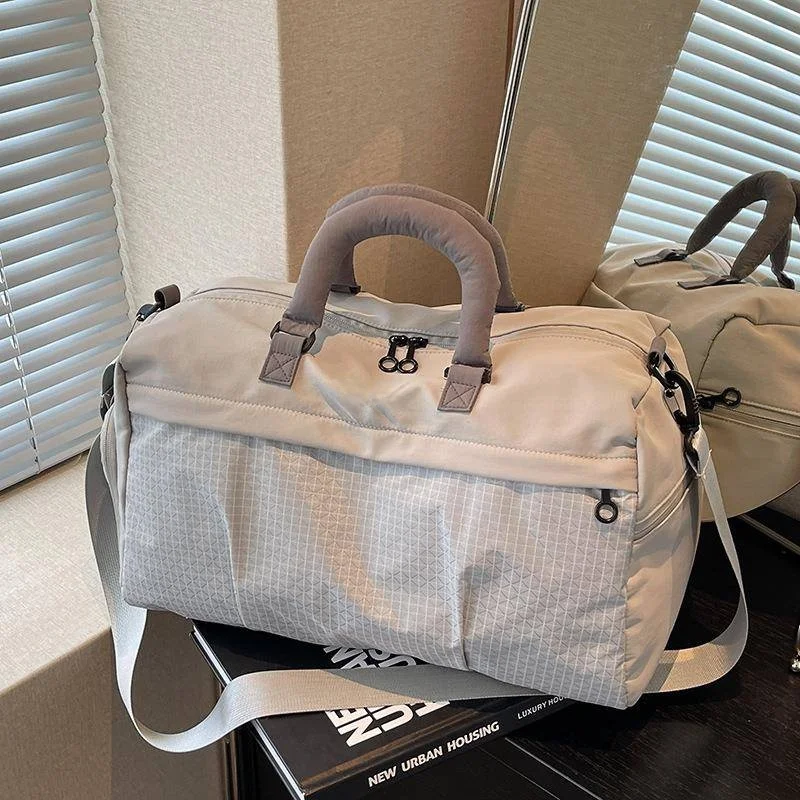 大容量通勤トートバッグ-旅行やフィットネス、短期旅行用-レディーススポーツバッグ-メンズ荷物収納バッグ