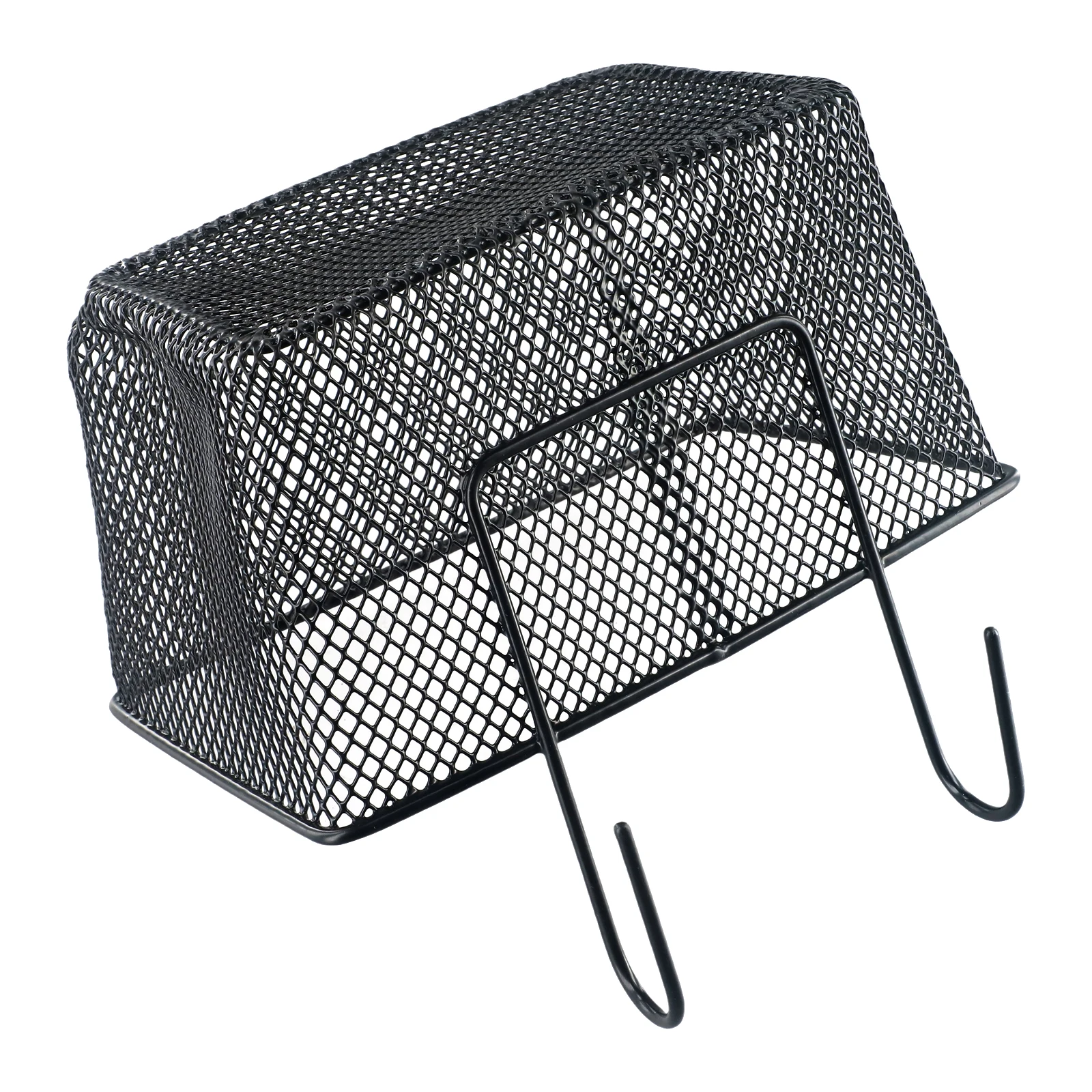 Metal Mesh Bicycle Basket for Front Handlebar Convenient Storage Solution for Outdoor Riding and Shopping Needs