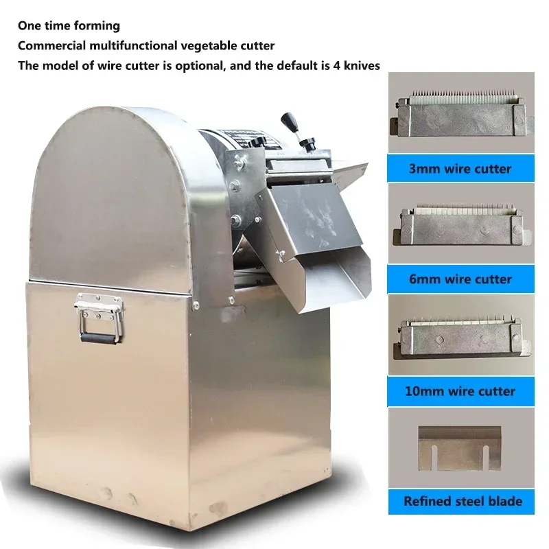 Gran oferta, rebanador eléctrico de 300 kg/h, máquina trituradora de patatas, rábano, jengibre, espino, rebanador eléctrico de verduras