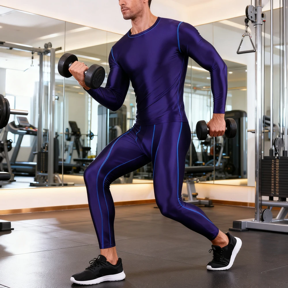 Мужские гладкие глянцевые масляные