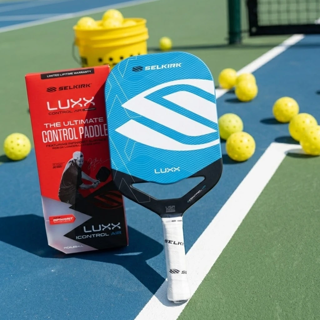 

Selkirk LUXX Pro Pickleball Paddle Carbon Fiber Honeycomb Core High Spin Control Racket for Men Women Training Tournament