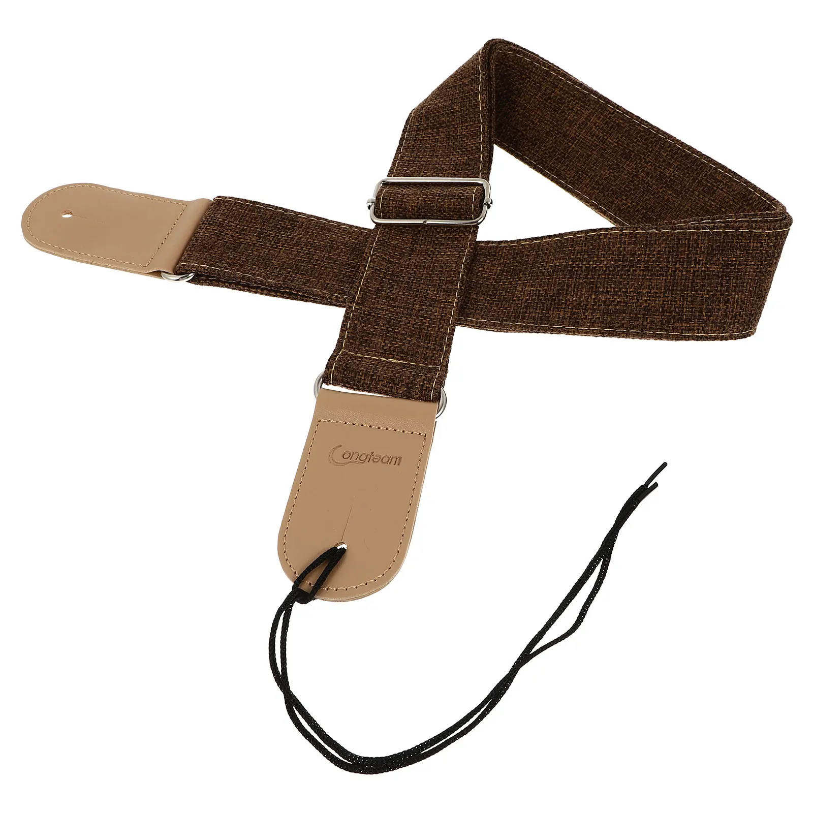 

Guitar Strap Cotton Linen Adjustable Durable Electric Guitar Bass Ukulele Shoulder Belt Replacement Gift