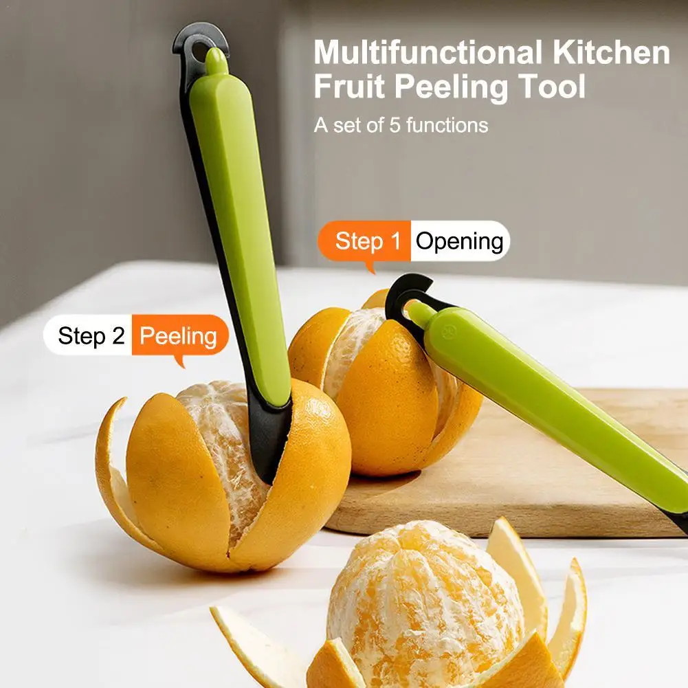 Multifunctional Kitchen Fruit Peeling Tool Lemon Oranges Tool Deseed Orange Peeler Pulp Mango Peeler Deseed Orange Knife