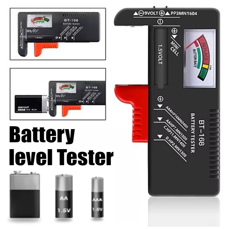 ANENG BT-168 Probador de batería Digital Capacidad de carga a cuadros Indicador de batería Diy Equipo de prueba electrónica Herramientas