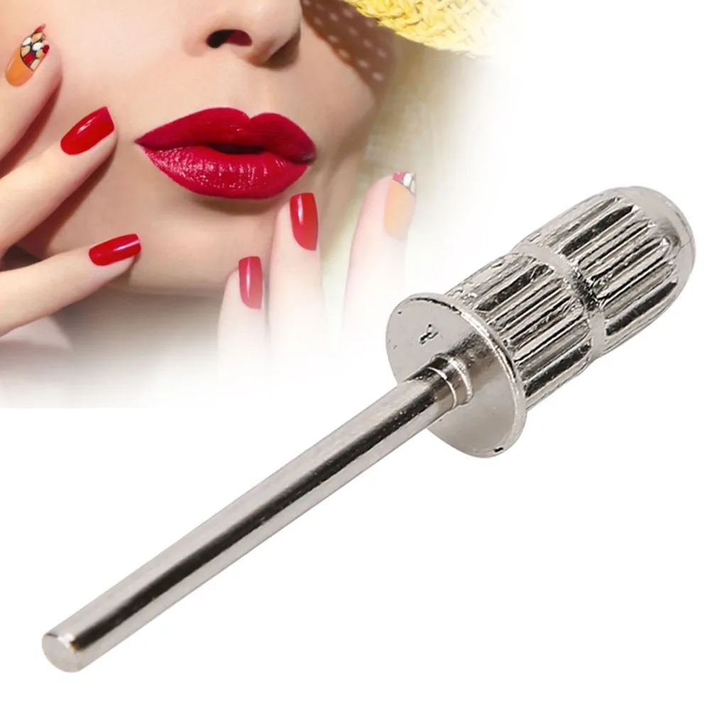 10pcs 2.35Mm Standard Shaft Nail Sanding Band Mandrel Silver Surface Finish Mandrel Drill Bit Nail Drill Bit