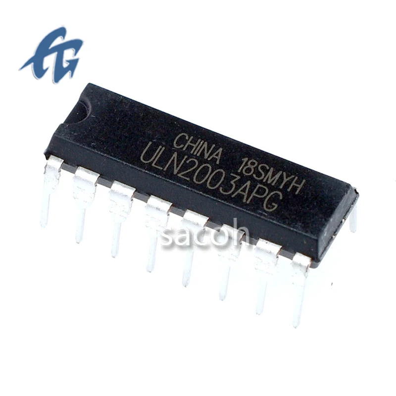 Chip IC de alta corrente, circuito integrado, boa qualidade, novo, original, ULN2003APG, DIP-16, 5pcs