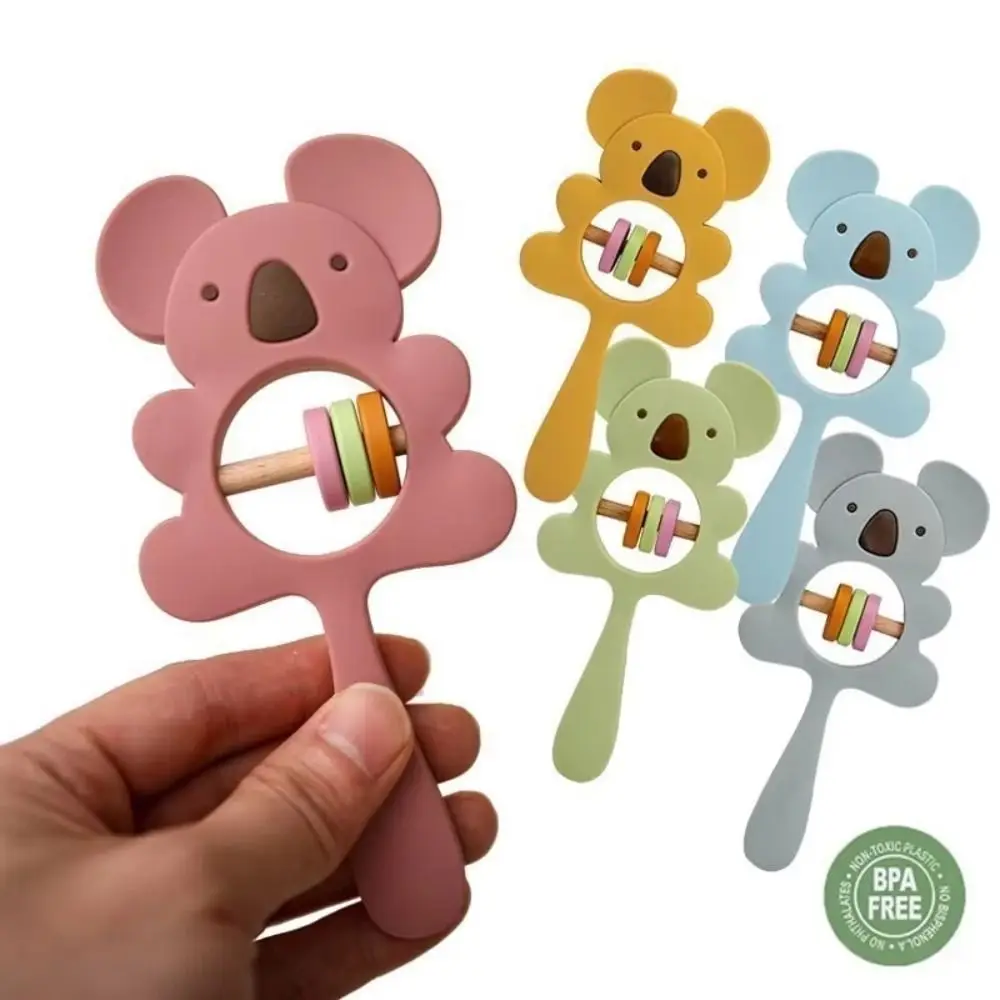 

Высококачественные детские прорезыватели для животных, безопасные детские погремушки 2 в 1, пищевые детские колокольчики, детские товары