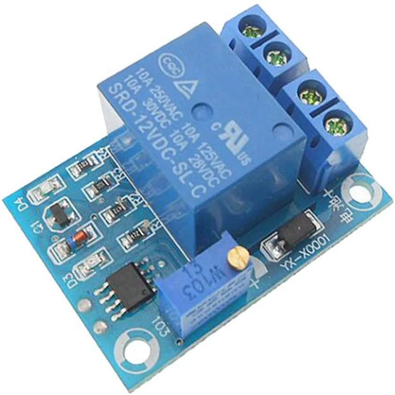 YX-X0001 DC 12V Battery Undervoltage Management Module & T9 DC5V Humidity Sensitive Switch Relay Module