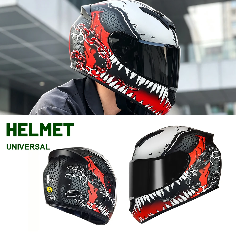 Motorcycle Helmet Latest Full Face Four Seasons Downhill Racing Motor Riding Casco Capacete Multi‑Style Multi‑Size Safety Helmet