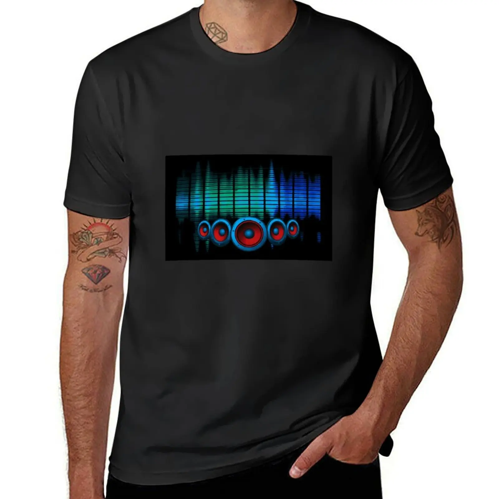 Buy Sound Activated LED T-Shirt cute clothes summer tops animal prinfor boys mens plain t shirts