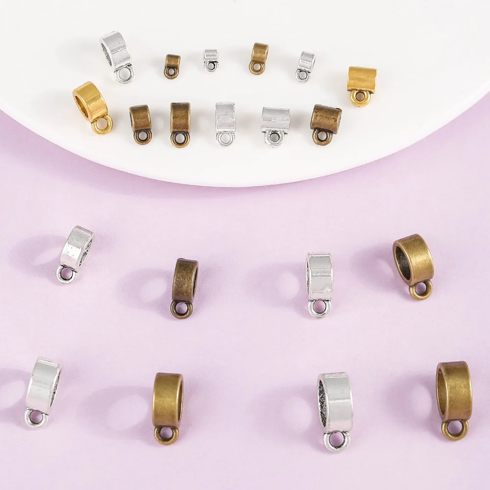 

Alloy accessory smooth three-way bead bead bracelet necklace material accessory alloy DIY accessory