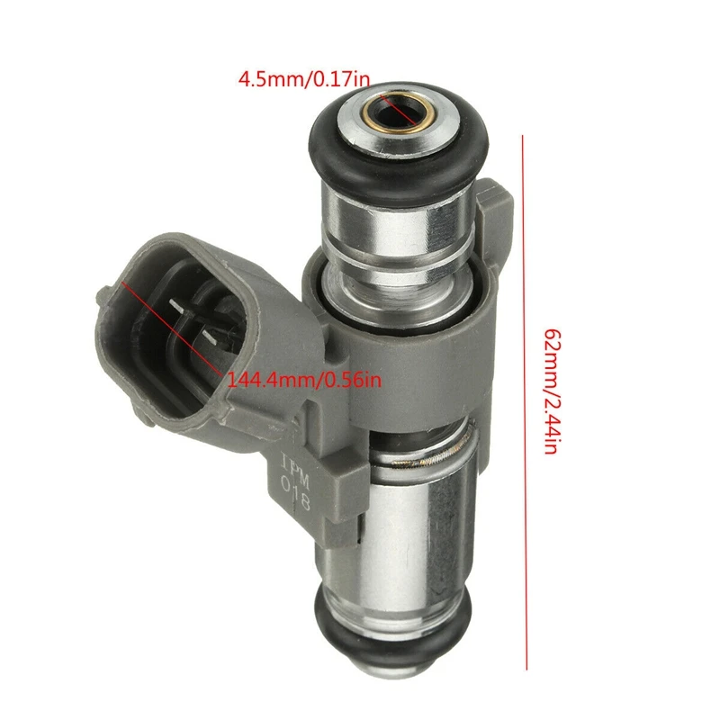 NEW-Car Auto Petrol Fuel Injector Repair 9648148580 IPM018 IPM012 1984F4 For Peugeot 206 207 307 Citroen C3 C4 1.4 Chery QQ 0.8