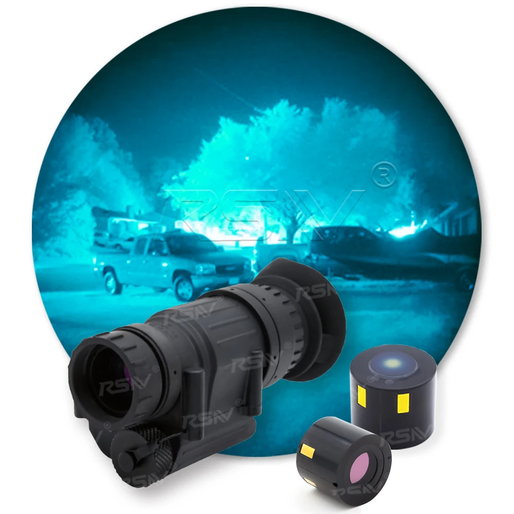 

RSNV Gen2+ Auto-Gated High Sensitivity For Low-Light Observation Lightweight PVS-14 Helmet Mountable Night Vision Monocular