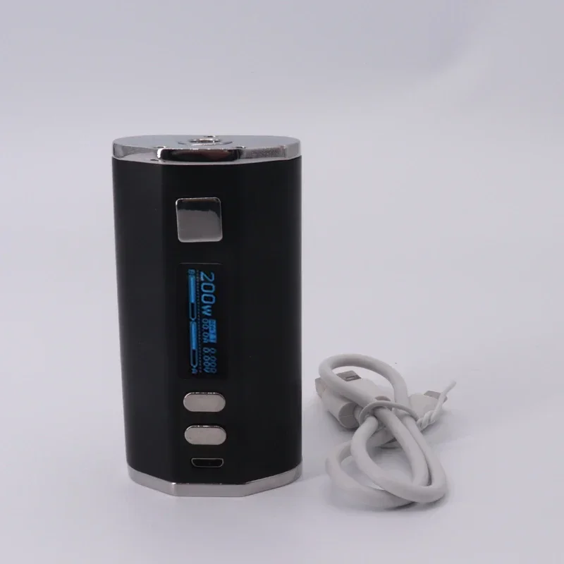 SUB TWO 200W Box Mod Vapor Mod 2200mah Build-in 510 Thread Battery Digital&LED Screen Adjustable Voltage E Cigarette Vape Mod