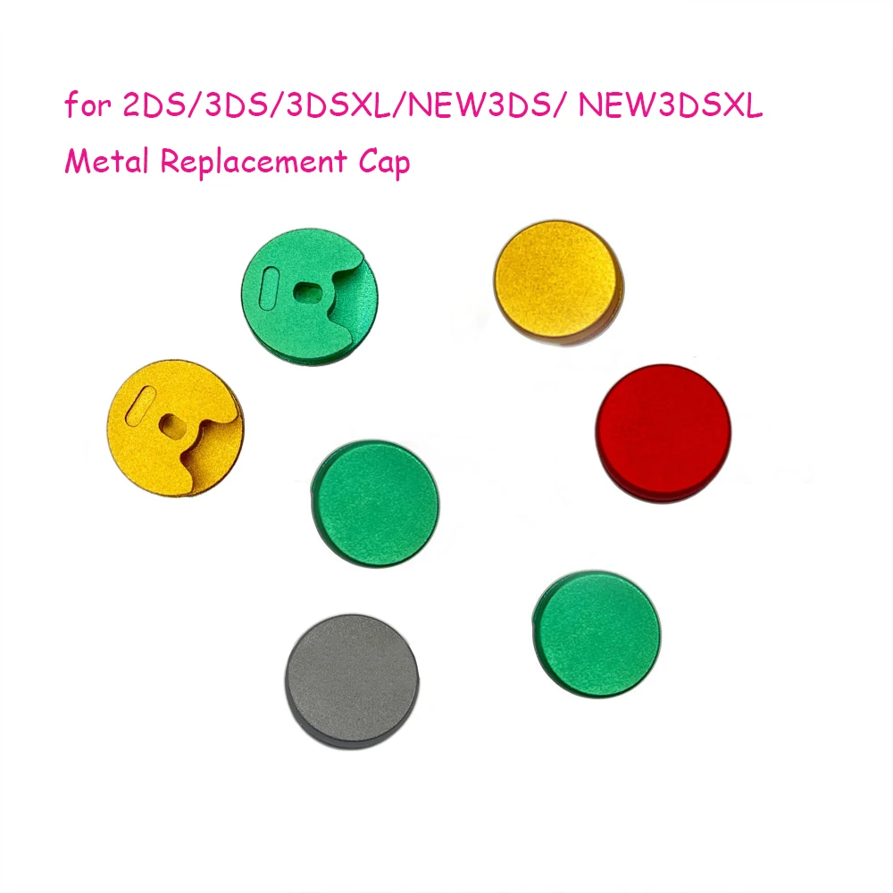 1pcs High Quality Button For 3DS/3DSXL/New3DS/New3DSLL Metal Game Controller Stick Cap Joystick Cap Rocker Button