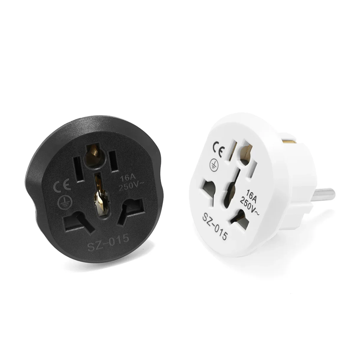 US To EU Plug Adapter FR AU US UK To EU Euro Korea Universal Travel Adapter Home Plug Adapter 2Pin 4.8mm AC Wall Electric Socket