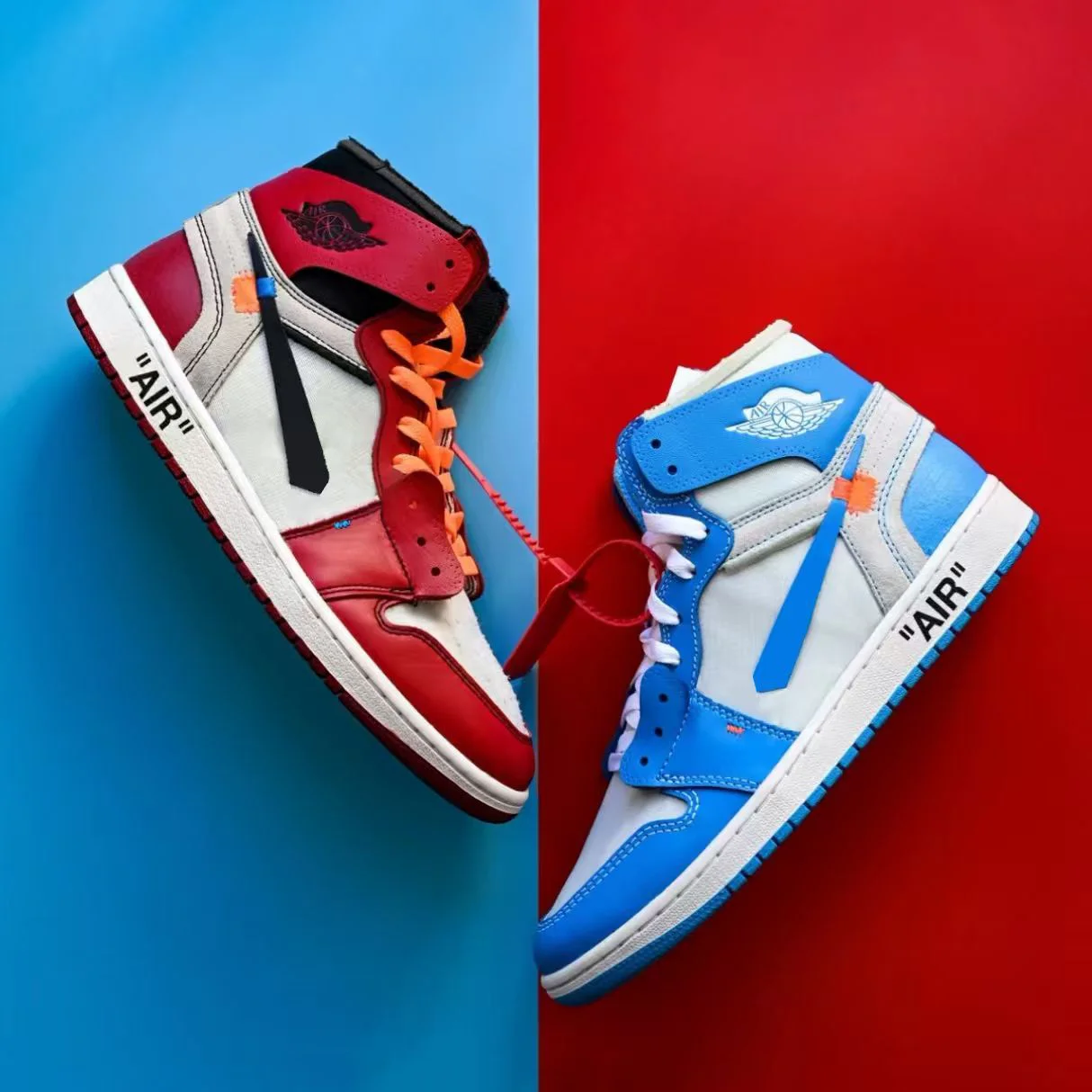 

North Carolina Blue Basketball Shoes for Girls AQ0818-148, Pure White Children's Basketball Shoes, Chicago Co-branded AA3834-101