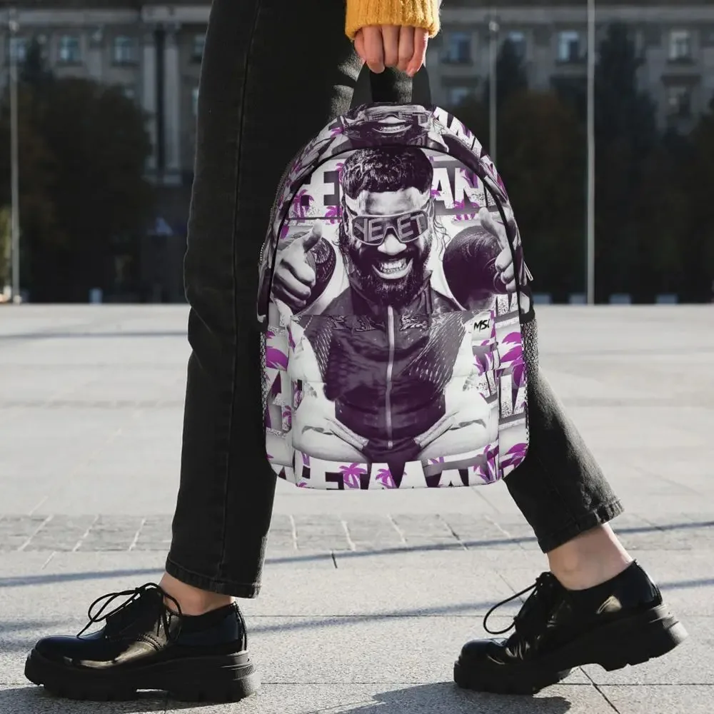 

Jey Uso Yeet Backpack Logo Backpack Fashion Shopping Bag Vintage Bags Personalized School Backpack for Students