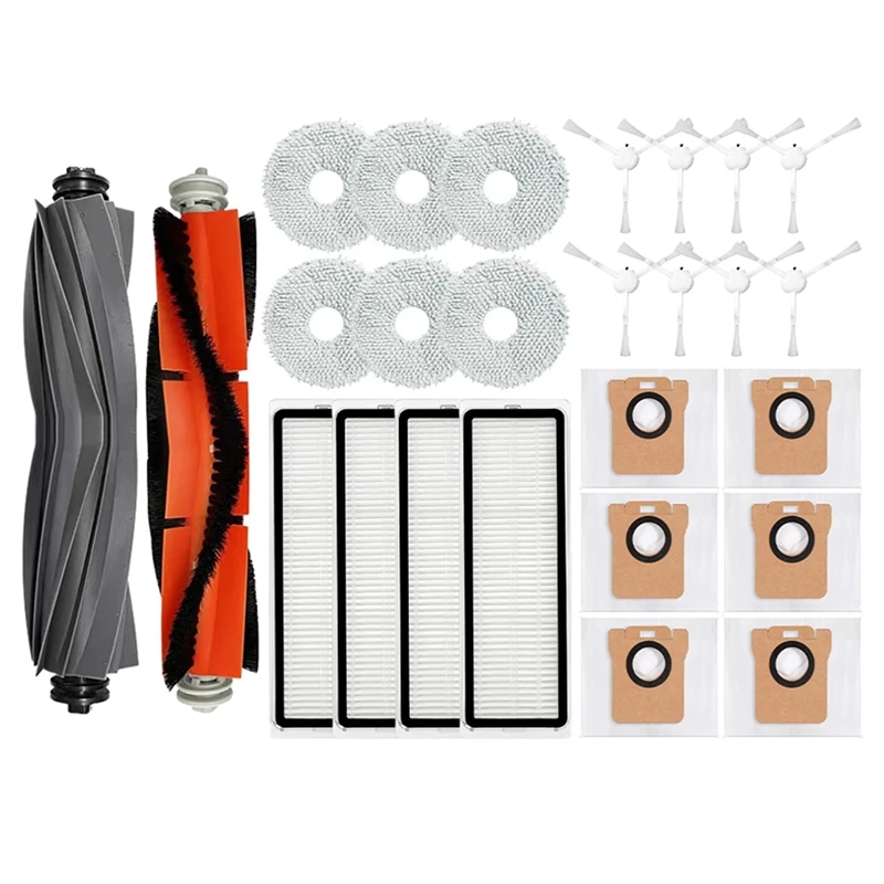 A98G-For Xiaomi Robot Vacuum X10+ X10 Plus B101GL Main Side Brush Hepa Filter Dust Bag Rag Mop Accessories