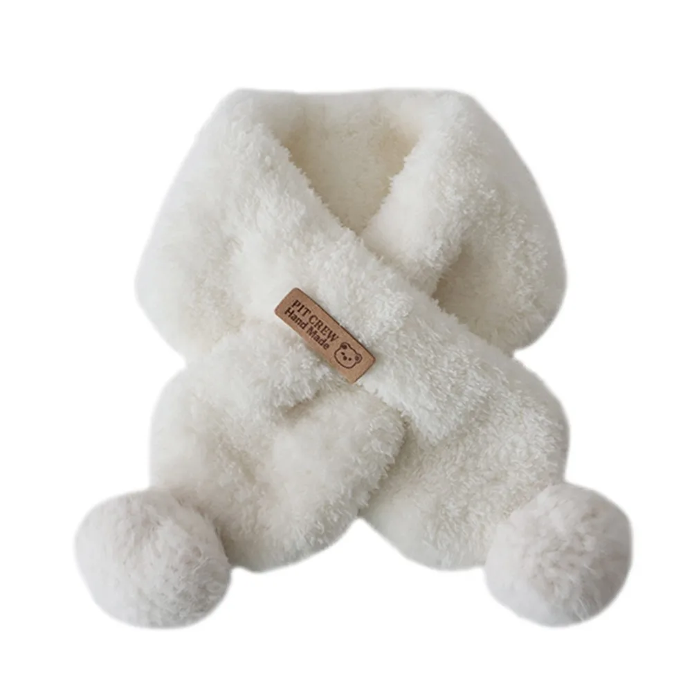 1-5 Years Old Winter Cute Winter Scarf Warm Soft Children Neck Warmer Cartoon Windproof Scarves for Boys Girls