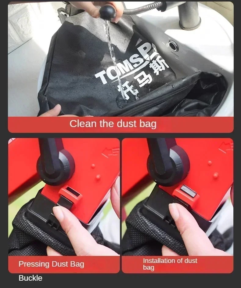 Aspirador de folhas elétrico poderoso 220V para limpeza de quintal com função Mulcher CBA