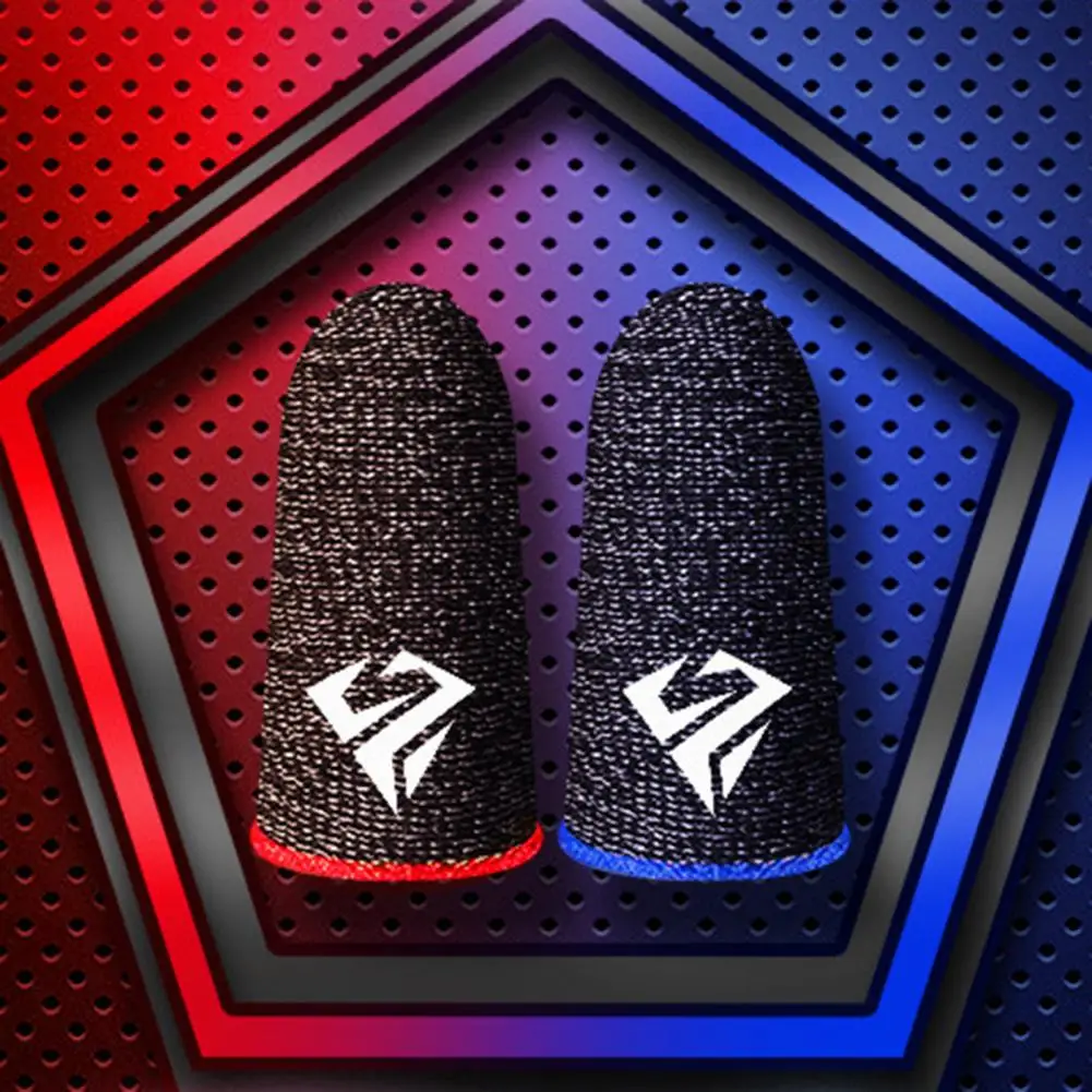 أكمام أصابع الألعاب المضادة للانزلاق والعرق، قفازات شاشة اللمس رفيعة للغاية، غطاء الإصبع للعبة الهاتف المحمول