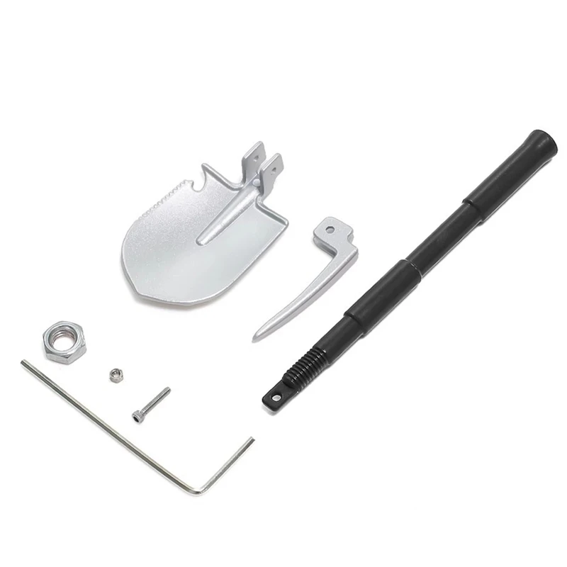 Shovel Axe Hammer Accessories Kit For 1/10 RC Crawler Car TRX4 TRX6 Axial SCX10 90046 AXI03007 RC Car Upgrade Parts