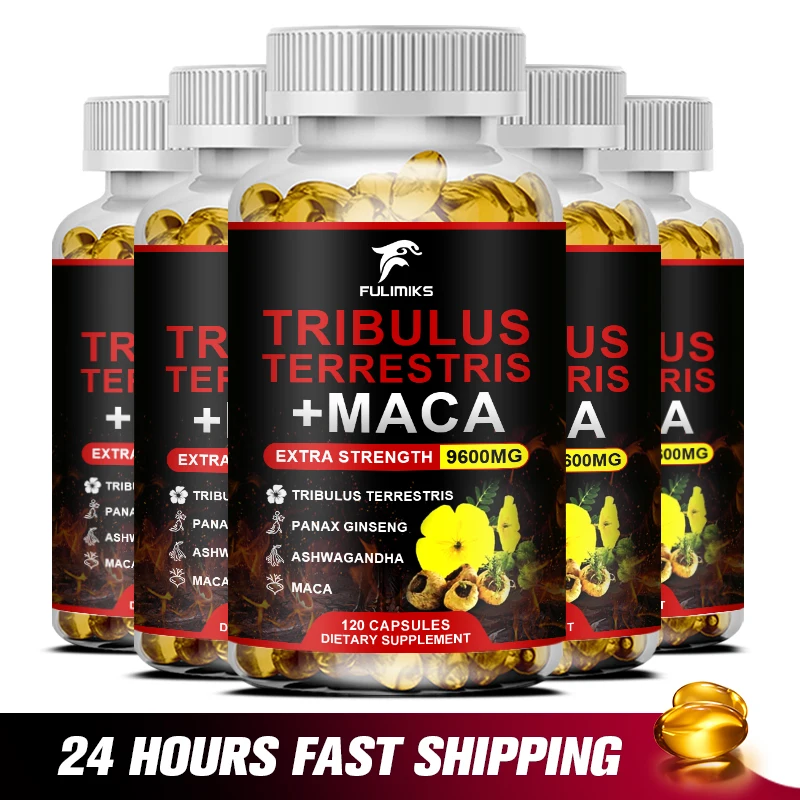 Natural Plant Extract Terrestris Ginseng Maca - A Natural Level Supplement For Men & Women Capsules